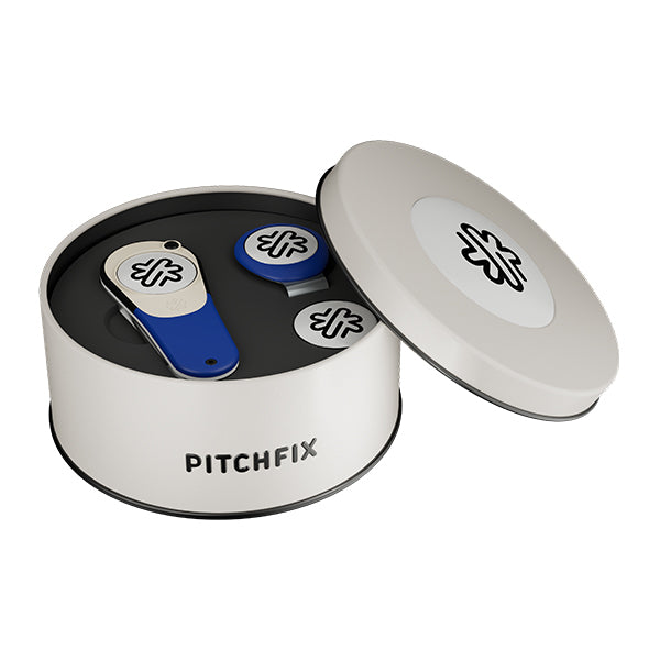 New Round Golf Gift Tin with New XL and Hat Clip